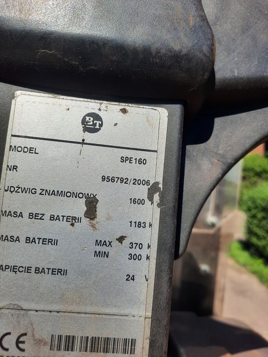 Wózek elektryczny bt spe 160
