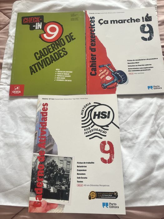 Cadernos de atividades 9º ano