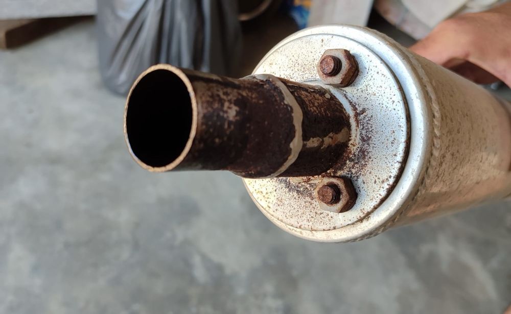 Escape de inox para moto 4