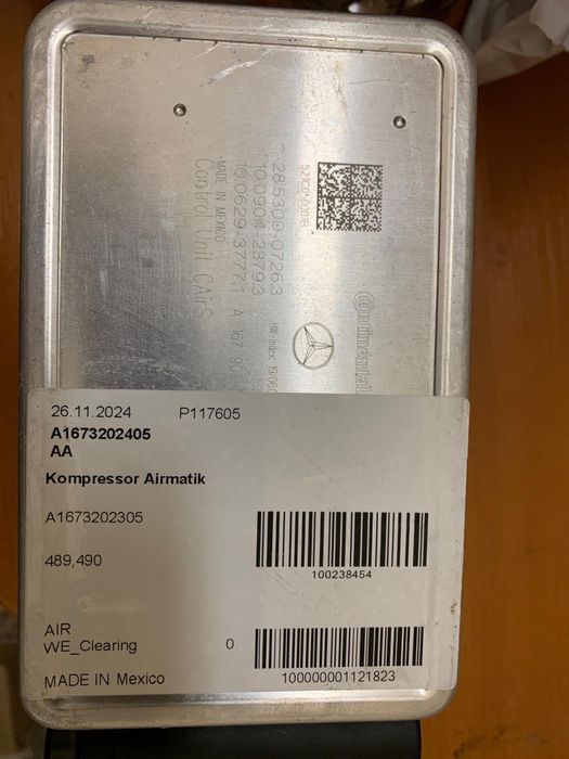 Mercedes benz kompresor zawieszenia airmatic gls, gle