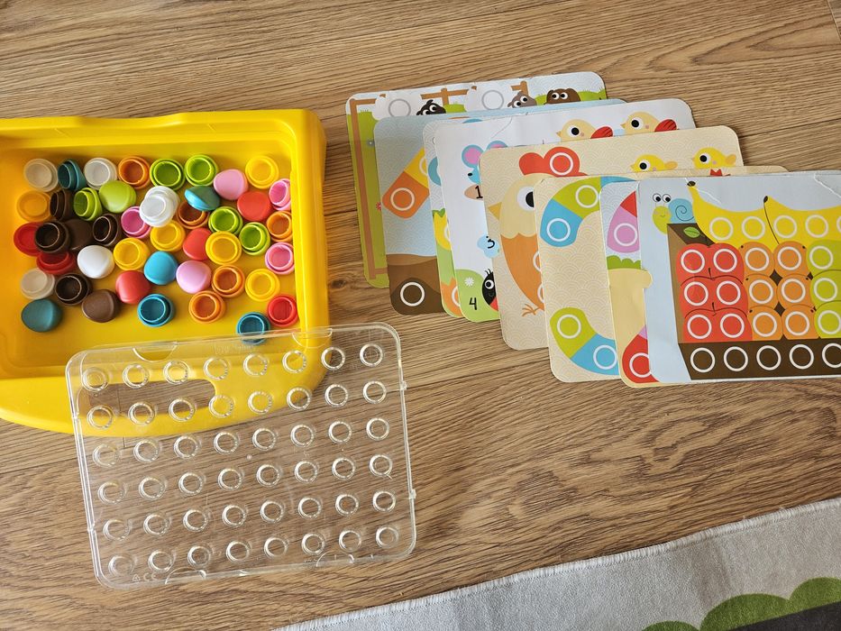 Układanka guzikowa Click Edu Farma