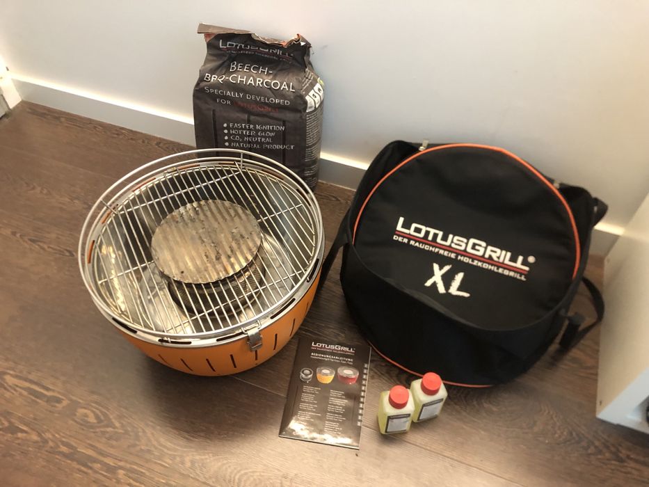 Churrasqueira Lotus Grill XL, pouquíssimas vezes usada + acessórios no
