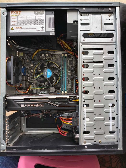 Intel I7 860 8GB Sapphire RX 570 Puls 4GB