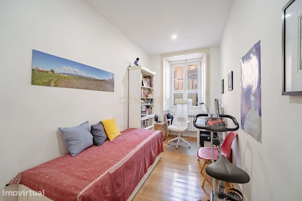 Elegante Apartamento T3 Renovado no Centro Histórico de Lisboa – Rua d