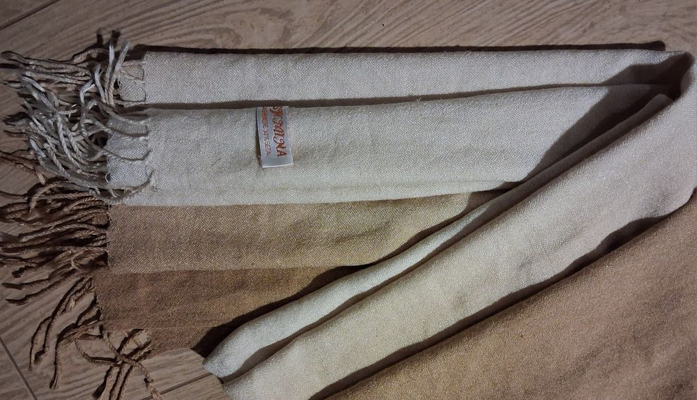 Pashmina szal damski kaszmir-jedwab