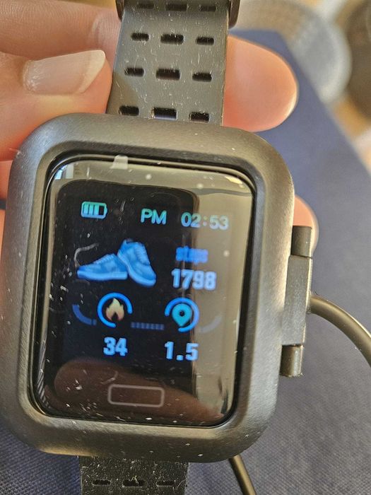 Relógio Fitness ANCwear com Monitor de Atividade, Frequência Cardíaca e Pressão Arterial