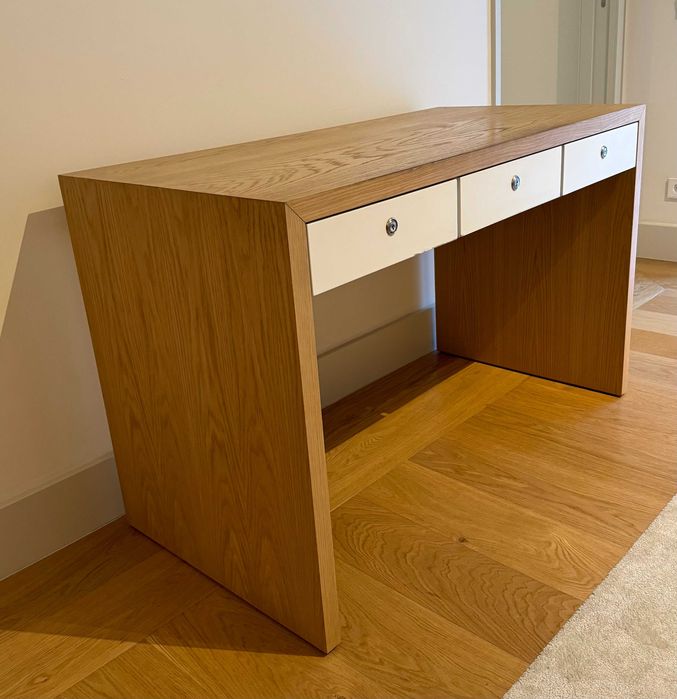 secretaria carvalho 120 cm x 60 cm x 76 cm altura