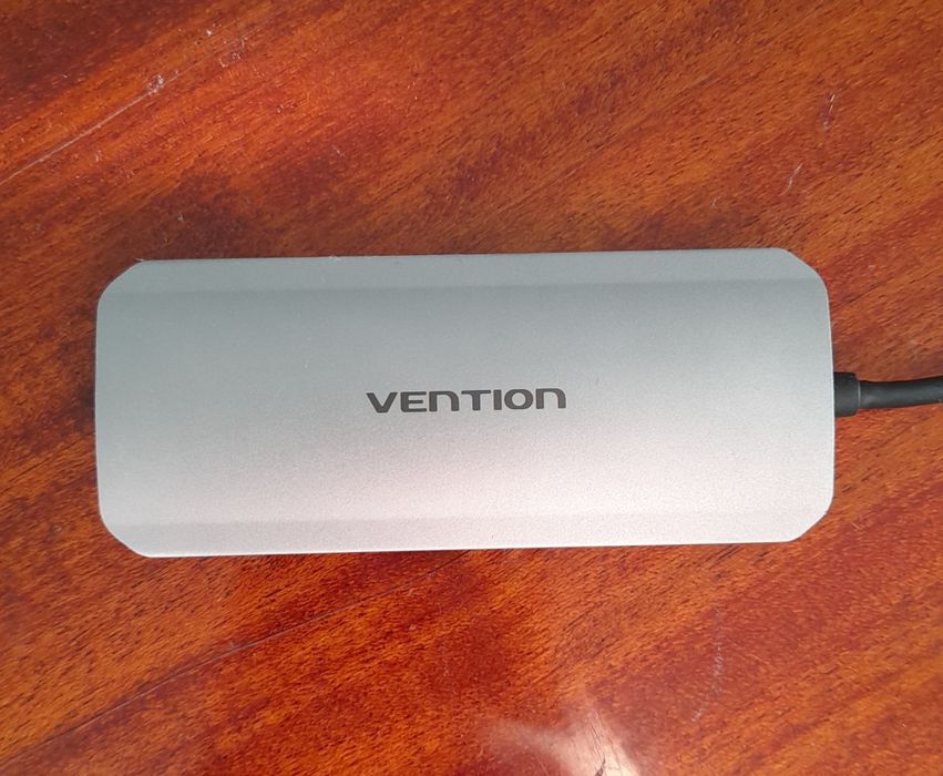 USB-хаб (док-станція) для ноутбука 6-in-1 (HDMI, RJ45, USB-A, PD)