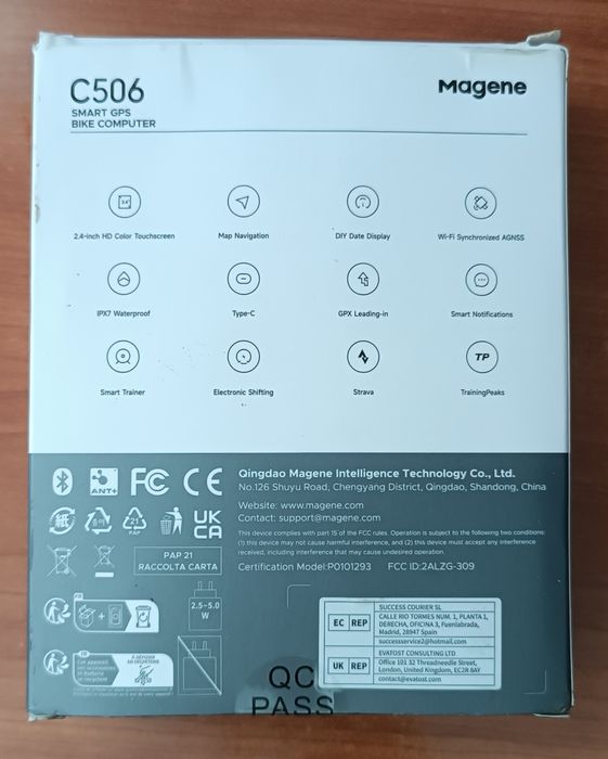 Magene C506 Smart GPS Bike Computer Touchscreen + Ofertas