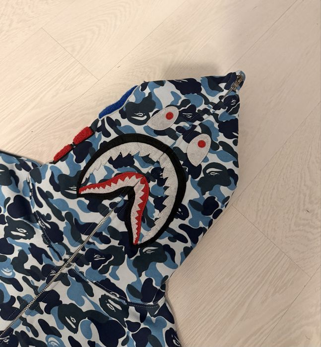 Orginalna Bluza bape shark blue