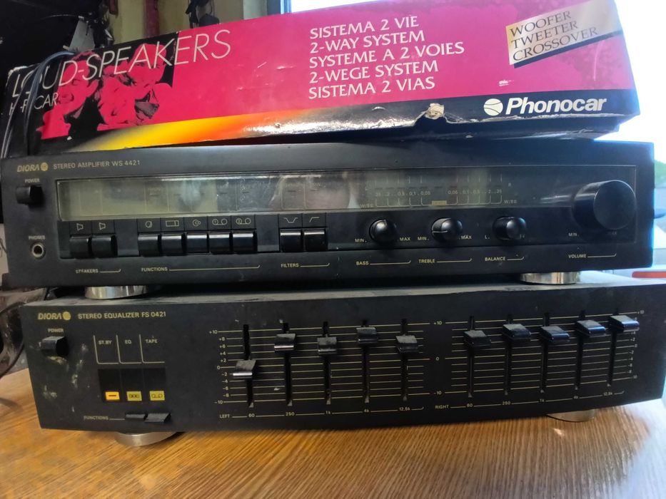 Wzmacniacz equalizer diora Tonsil scherza 200
