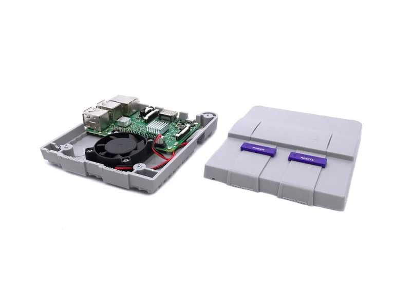 Consola Retro SNES + Raspberry PI 16gb + Acessórios