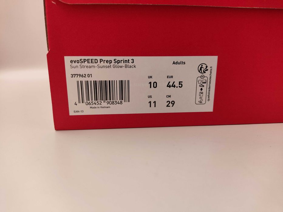 Kolce lekkoatletyczne sprinterskie Puma evoSPEED Prep Sprint 3 r. 44.5 NOWE komplet