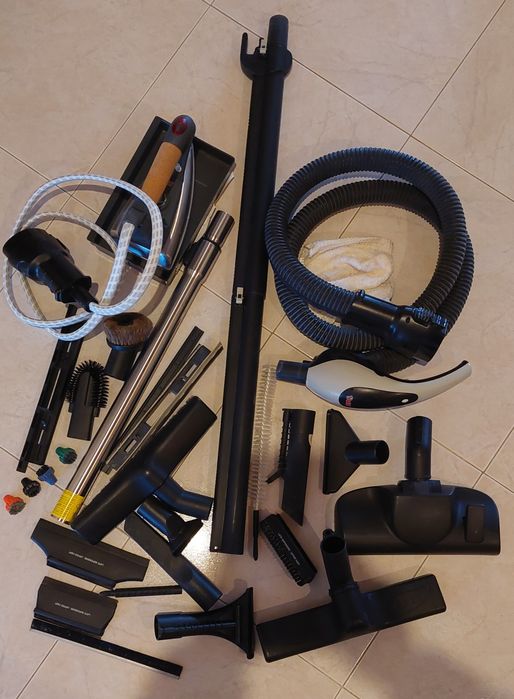 Aspirador Vaporetto Lecoaspira+acessórios+suporte+ferro de engoma