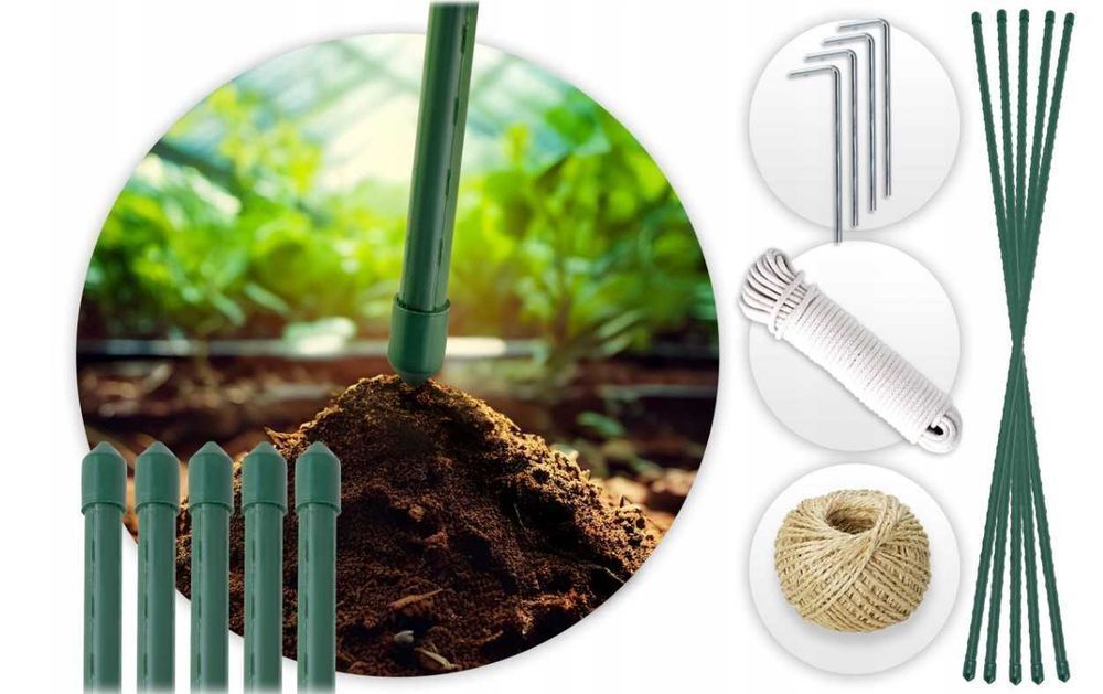 MEGA MOCNY Tunel Foliowy 2,5x4m Szklarnia Ogrodowa Foliowa DUŻA Nowa