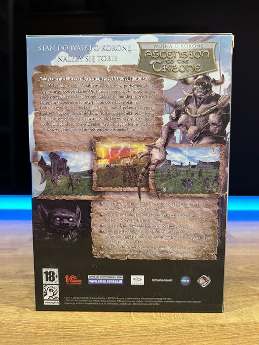 Ascension to the Throne Wojna o Koronę (PC PL 2007) premierowe wydanie