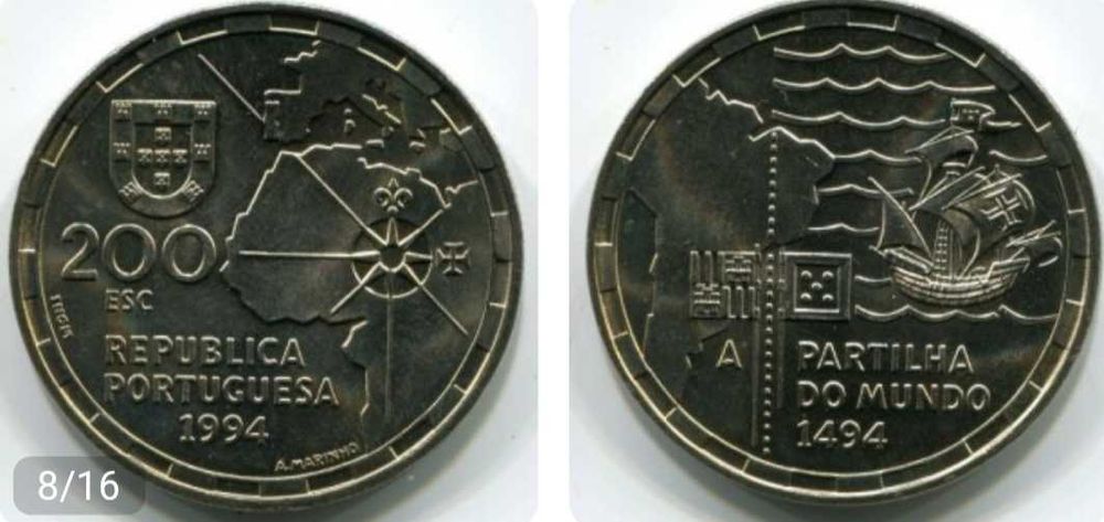 Moedas de 200$00 escudos Portuguesas de coleção

2 €