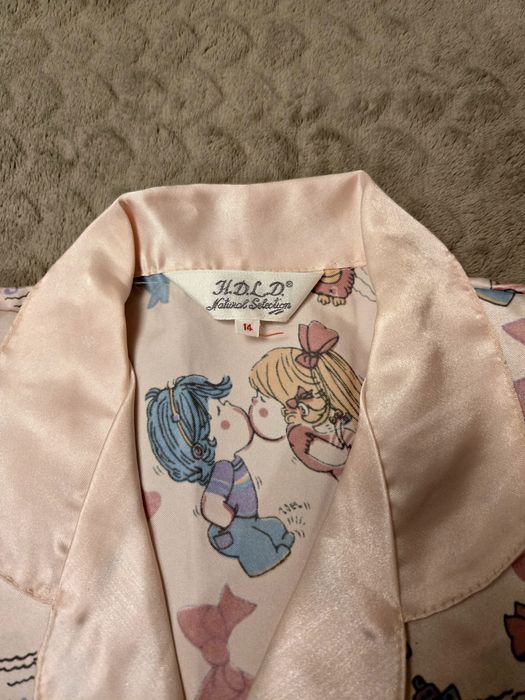 Pijama Seda Estampado Mujer Talla M