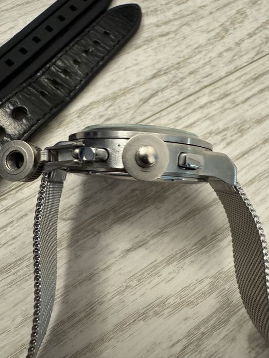 мужские часы-хронограф Montblanc с тахиметром.