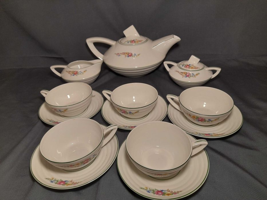 Serviço  de chá S.P. Coimbra antigo-- Art Déco