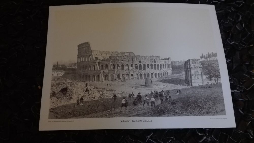 Litografias -Imagens de Roma