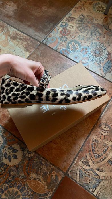 Трендові леопардові балетки, 37 розмір