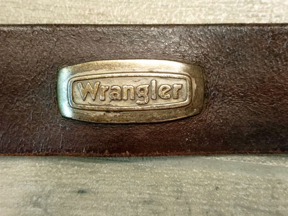 Ремень Wrangler 116/3,5см кожа винтаж