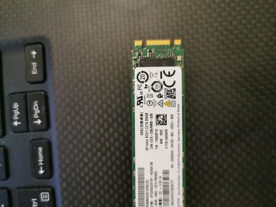 Dyski M2 Sata 256 GB,  i mSata 256 GB