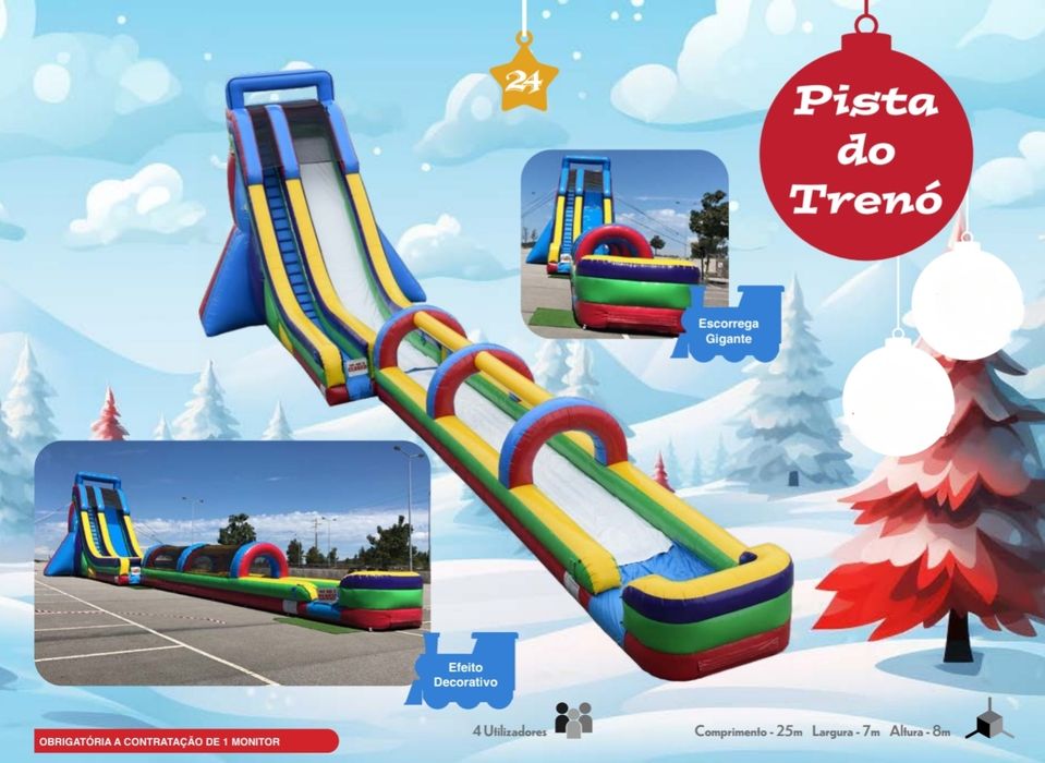 Comboio / Expresso / Insufláveis de Natal