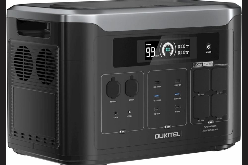 Зарядна станція Oukitel BP3000E / 3200 Вт / 2048 Вт