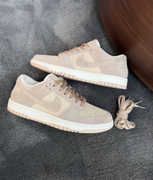 Жіночі кросівки Nike SB Dunk Low Light Brown Suede найк сб данк
