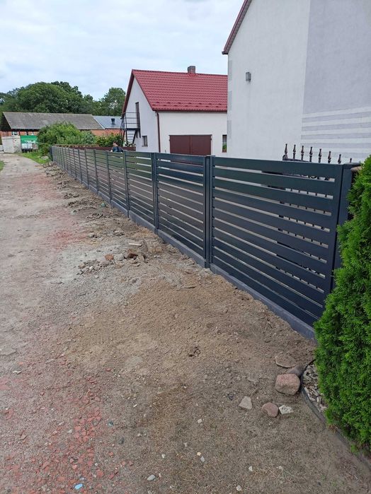 Ogrodzenia panelowe 2d 3d palisady grzebieniowe sztachetowe
