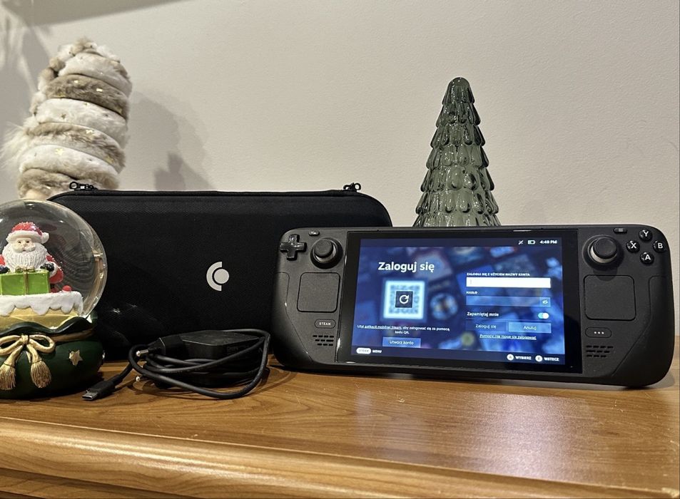 Konsola Steam Deck 512gb Szkło na Ekranie Kondycja 100%