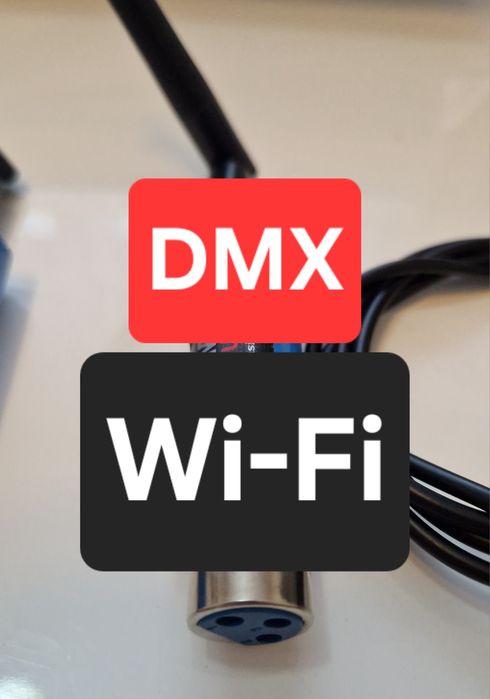 Bezprzewodowy zestaw DMX wifi do oświetlenia