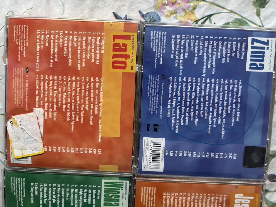Plyty cd wiosna lato jeseień zima cd