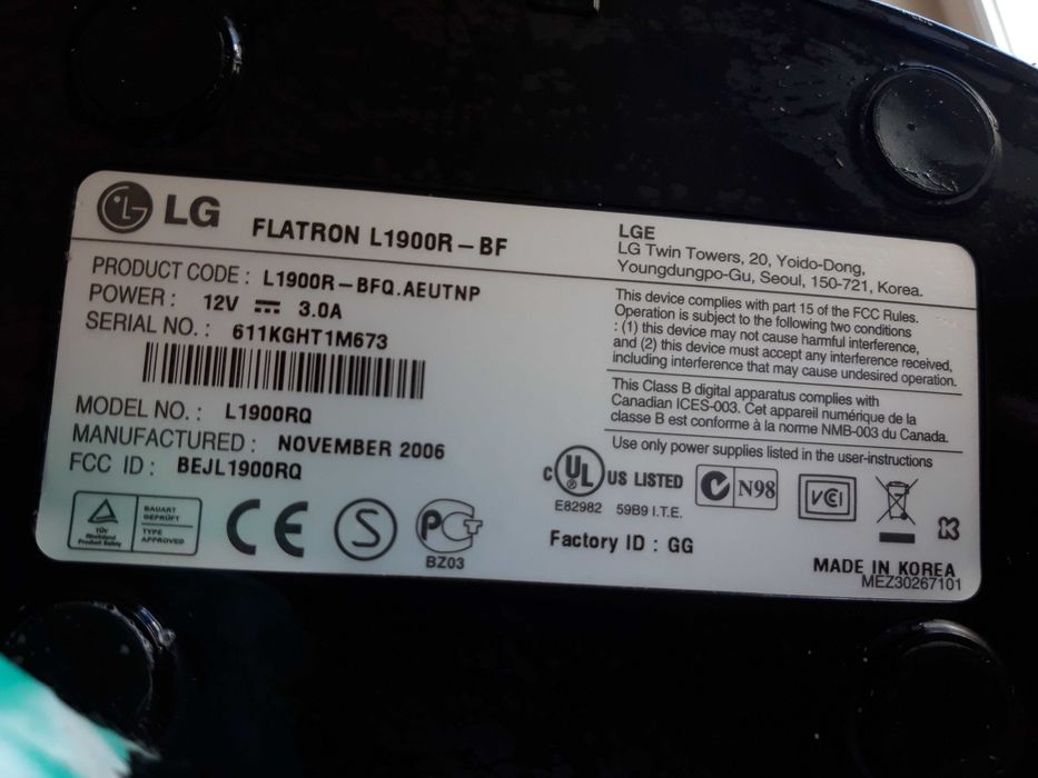 Monitor uzywany,w bdobrym stanir