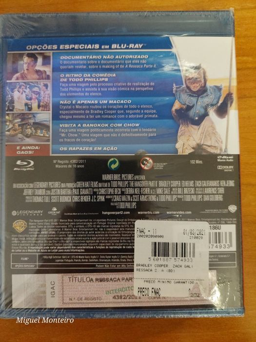 Vendo ou Troco  - Blu ray A Ressaca Parte II NOVO SELADO