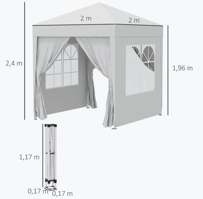 Alugo Tenda Pop up Branca