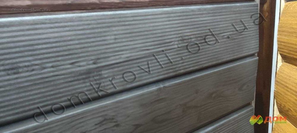 Металлический сайдинг Евробрус серое дерево НОВИНКА
