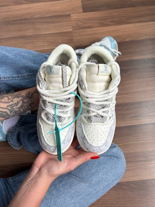 36-45 Nike SB Dunk x Louis Vuitton White Grey