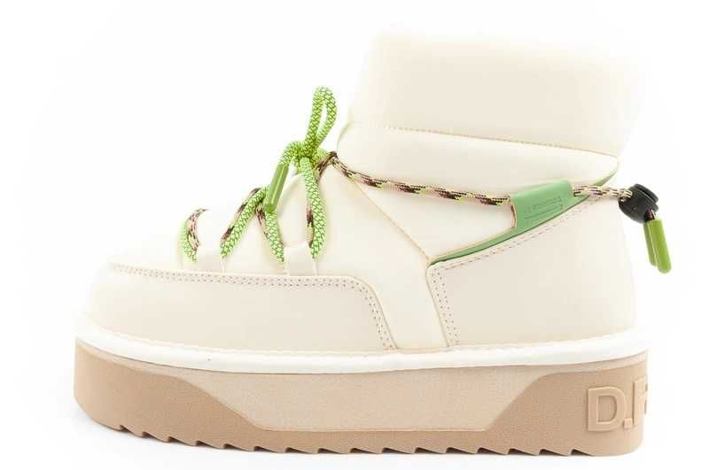 Buty śniegowce zimowe D.Franklin futerko ocieplane botki r. 36-41