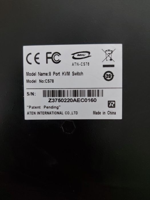 KVM-переключатель ATEN Master View Pro CS78 (8 портов)
Продам KVM-пере