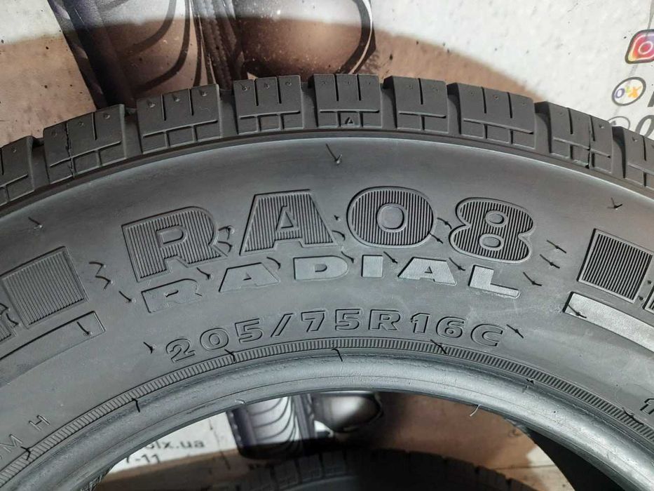 Шини 10мм 205/75 R16C HANKOOK Radial RA08 б/у літо склад