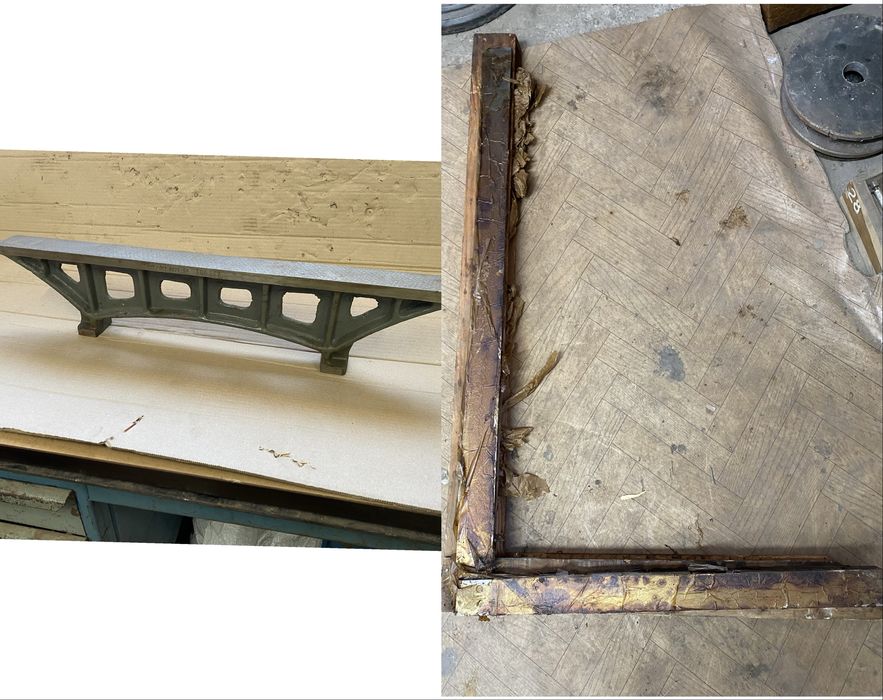 Кутник УШ 1000х630 кл.2, лінійка повірочна ШМ 630, кл.1