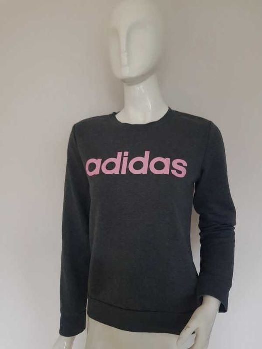 Bluza sportowa adidas logo napis melanż i róż