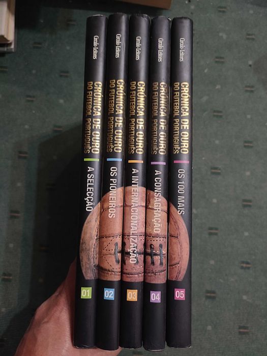 Crónica de Ouro do Futebol Português - 5 Volumes