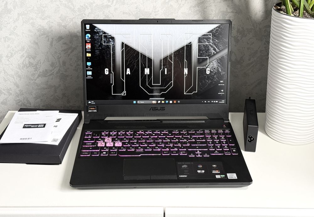 Asus Tuf F15/144Hz/1650Ti/i5-10th/1TB/Ноутбук.