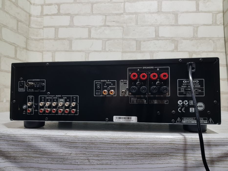 Стерео ресивер ONKYO TX-8020,+1.,  *2x70 Вт, б/у з Німеччини