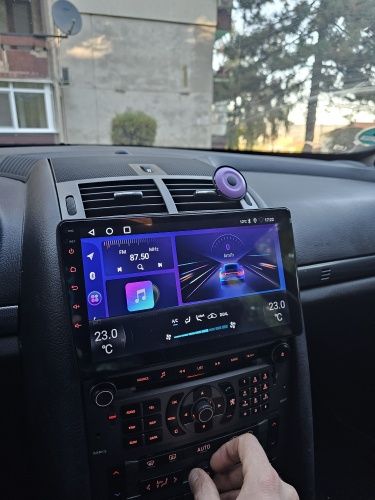 Android radio Peugeot 407 wifi GPS YouTube Yanosik