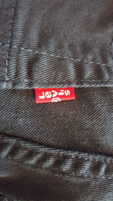 Calças Ganga Levi Strauss Negras W28 L 32